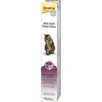 Паста для кошек GimCat Malt-Soft Extra для выведения шерсти, 100г