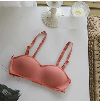М’який і дуже ніжний бюстгальтер топ Honey Fashion Accessories 70-75 A/B кораловий (2-215)