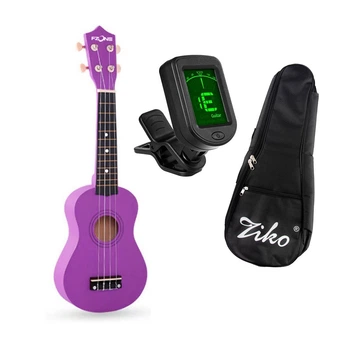 Укулеле Fzone FZU-002 (Purple) + чохол з утеплювачем, тюнер