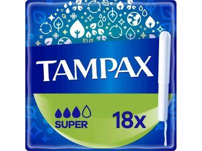 Тампони TAMPAX 18шт з аплікатором Super