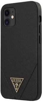 Панель Guess Saffiano для Apple iPhone 12 mini Black (3700740480229)