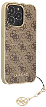 Панель Guess 4G Charms Collection для Apple iPhone 13/13 Pro Brown (3666339033453)