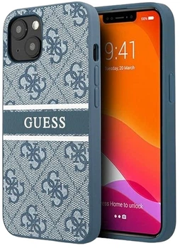 Панель Guess Stripe для Apple iPhone 13 mini Blue (3666339023713)