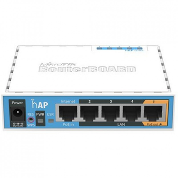 Маршрутизатор Mikrotik hAP (RB951UI-2ND) (160216)