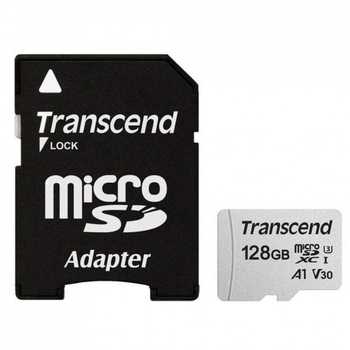 Карта памяти Transcend 128GB microSDXC class 10 UHS-I U3 (TS128GUSD300S-A) (160163)