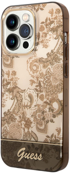 Панель Guess Porcelain Collection для Apple iPhone 14 Pro Ochre (3666339090685)