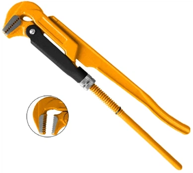 Ключ трубный INGCO 90°, 1" (мах 40 мм) (HPW04011)