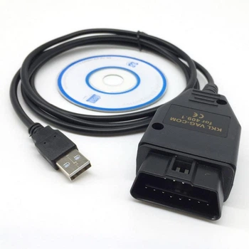Автосканер, адаптер для диагностики KKL USB VAG COM 409.1 K–Line, чип FTDI 323RL (1011204206)