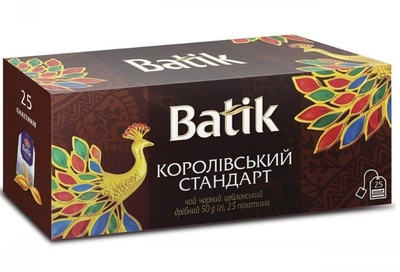 Чай Батик Королевский стандарт 25*2г черн. (36)