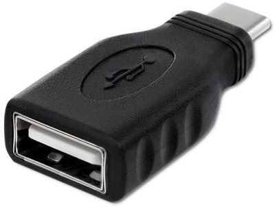 Adapter Qoltec USB Typ-C - USB Typ A czarny (5901878503967)