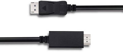 Kabel Qoltec 4K DisplayPort v1.1 męski - HDMI męski 1 m (5901878504407)