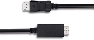 Kabel Qoltec 5K DisplayPort v1.2 męski - HDMI męski 3 m (5901878504377)