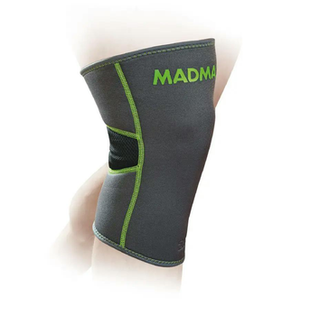 Наколенник MadMax MFA-294 Zahoprene Knee Support Dark Grey/Green (1шт.) M