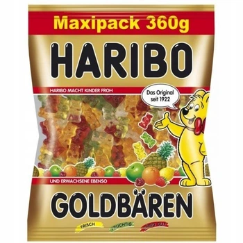 Желейные конфеты Haribo Золотой мишка Maxipack 360 г