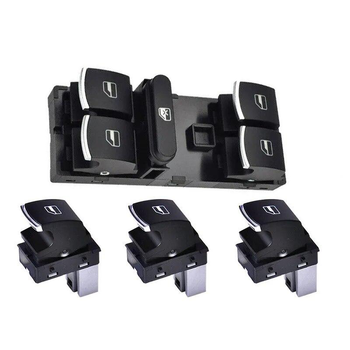 Кнопки склопідйомників (набір №2) Volkswagen VW VAG Skoda Seat, 5ND959857, 5K4959857, 1Z0959858, 5ND959855