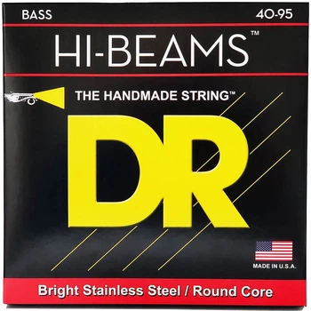 Струни для бас-гітари DR STRINGS HI-BEAM BASS - LIGHT (40-95)