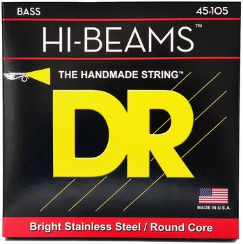 Струны для бас-гитары DR STRINGS HI-BEAM BASS - MEDIUM (45-105)