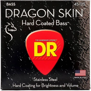 Струны для бас-гитары DR STRINGS DRAGON SKIN BASS 5-STRING - MEDIUM (45-125)