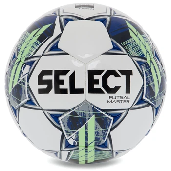 Мяч футзальный №4 SELECT FUTSAL MASTER FIFA Z-MASTER-WG (V22, белый-зеленый) (Z-MASTER-WG_Білий-зелений)