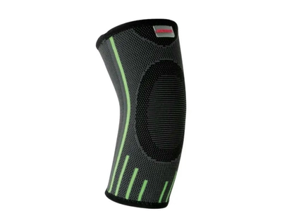 Компрессионный налокотник MadMax MFA-283 3D Compressive elbow support Dark grey/Neon green (1шт.) L