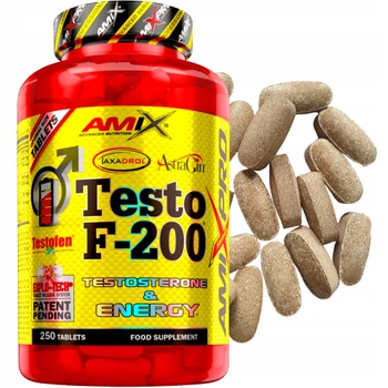 Booster testosteronu Amix Pro Testo F-200 250 tabletek (8594159539976)