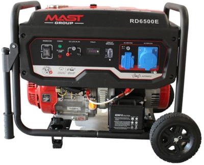 Бензиновий генератор Mast Group RD6500E 5.0/5.5 кВт AVR (2000000000091)