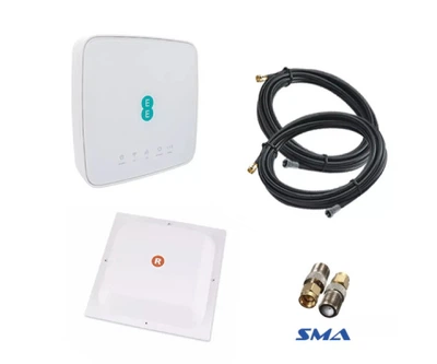 4G комплект для села WiFi роутер Alcatel HH40V c антенной Rnet 2x17 дБ