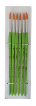Пензлик синтетика круглий №8 ZB.6932SR-8 KIDS ZiBi (6/60шт)