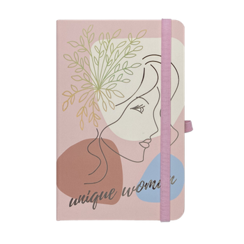 Книжка записна BM.255106-57 LADY на гумці 96 арк пудрова 136х207 мм клітинка (10)