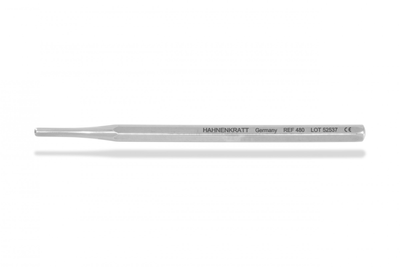 Ручка для зеркала HAHNENKRATTE, полированная нержавеющая сталь, шестигранная, полая, удлиненная (135 мм).