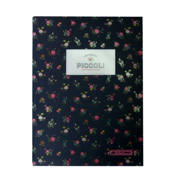 Блокнот А5 80арк BM.24522101-03 PICCOLI клітинка, інтегральна обкладинка, темно-синя (20)