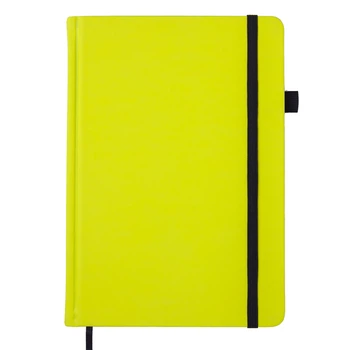 Блокнот діловий BM.295401-08 BRIGHT А5, 96 арк, чистий,чорний папір, обкладинка штучна шкіра (50)