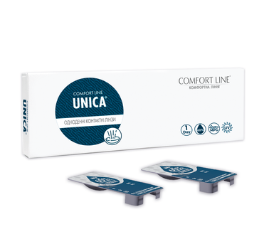 Контактные линзы однодневные UNICA Comfort Line BC 8.7 Sph -2.50 30 шт