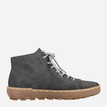 Жіночі зимові черевики Rieker N1020-45 39 25.5 см Сірі (4060596817624)