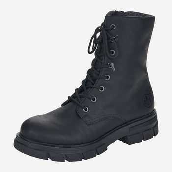 Жіночі зимові черевики високі Rieker Z9120-00 38 24.8 см Чорні (4060596180506)