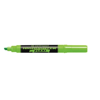 Маркер Centropen Fax Flexi 1-5 мм зеленый (8542/04)