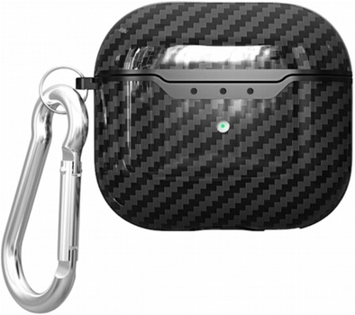 Etui Beline Carbon Cover do AirPods 3 Czarny (5905359811077)