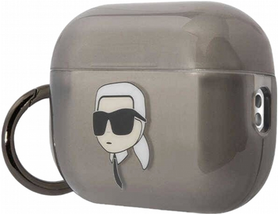 Etui CG Mobile Karl Lagerfeld Ikonik CG Mobile Karl Lagerfeld do AirPods Pro 2 Czarny (3666339099305)