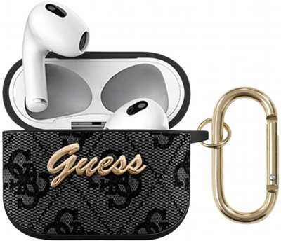 Etui CG Mobile Guess 4G Script do AirPods 3 Szary (3666339009717)