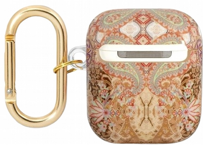 Etui CG Mobile Guess Paisley Strap Collection GUA2HHFLD do AirPods 1 / 2 Złoty (3666339041892)