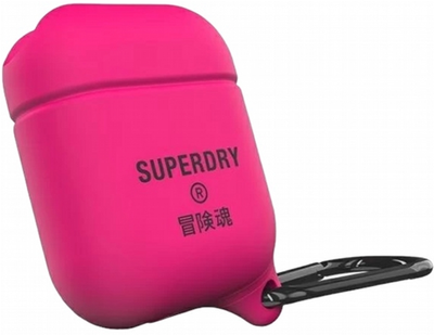 Etui SuperDry Waterproof do AirPods 1 / 2 Różowy (8718846081115)