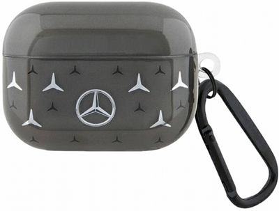 Etui CG Mobile Mercedes Large Star Pattern MEAP8DPMGS do AirPods Pro Czarny (3666339094515)