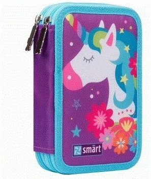Пенал книжка тведий HP-01 Stay Magic для дівчаток фуксия 21x14x4 см Smart