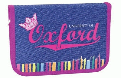 Пенал твердий одинарний Oxford jeans 20,5x13x3,2 см YES