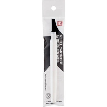 Сменный картридж для брашпена Kuretake Zig CARTOONIST BRUSH PEN белый