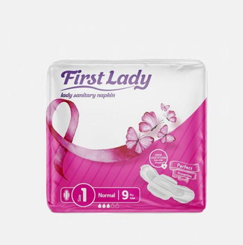 Гігієнічні прокладки First Lady Ultra Normal 1 з крил. 9 шт