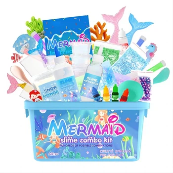 Набор для изготовления слаймов Slime Mermaid Морские сокровища: Русалки