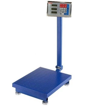 Весы торговые Domotec 350КГ железная голова 6V аккумулятор 40*50