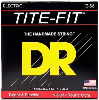 Струны для электрогитары DR STRINGS TITE-FIT ELECTRIC - MEGA HEAVY (13-56)