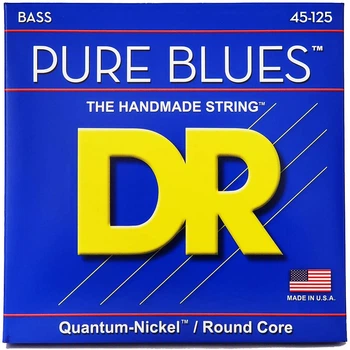 Струни для бас-гітари DR STRINGS PURE BLUES BASS - MEDIUM - 5-STRING (45-125)